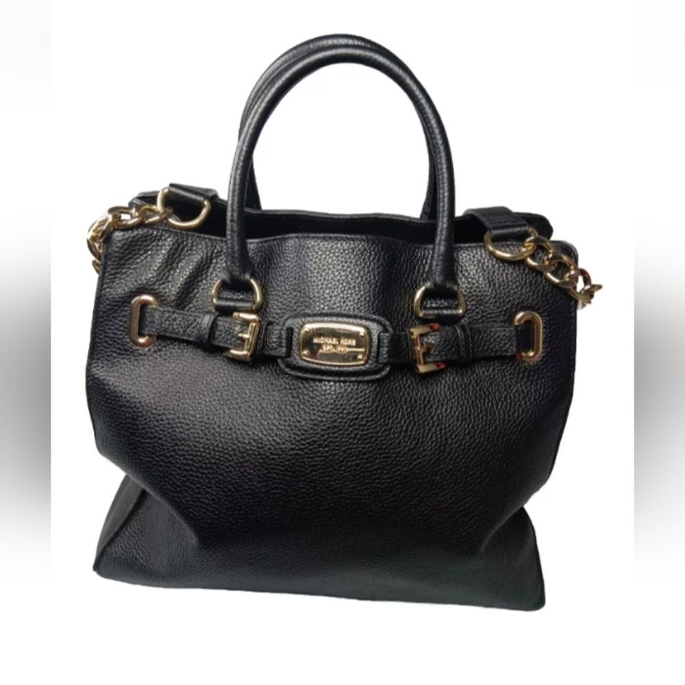 Michael Kors Hamilton Large Handbag East West Chain Strap Satchel MSRP $368
